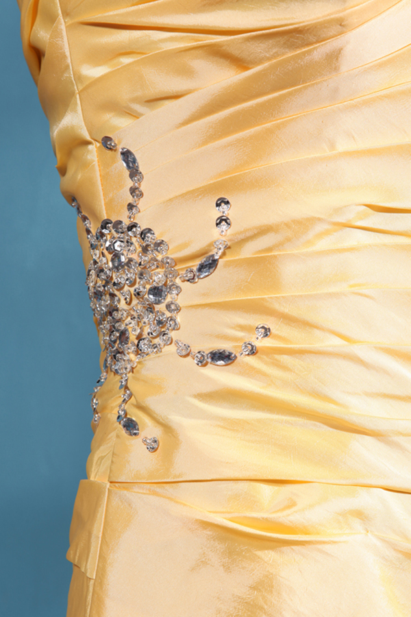 Royal Floor Length Satin Formal Evening Dress - Click Image to Close